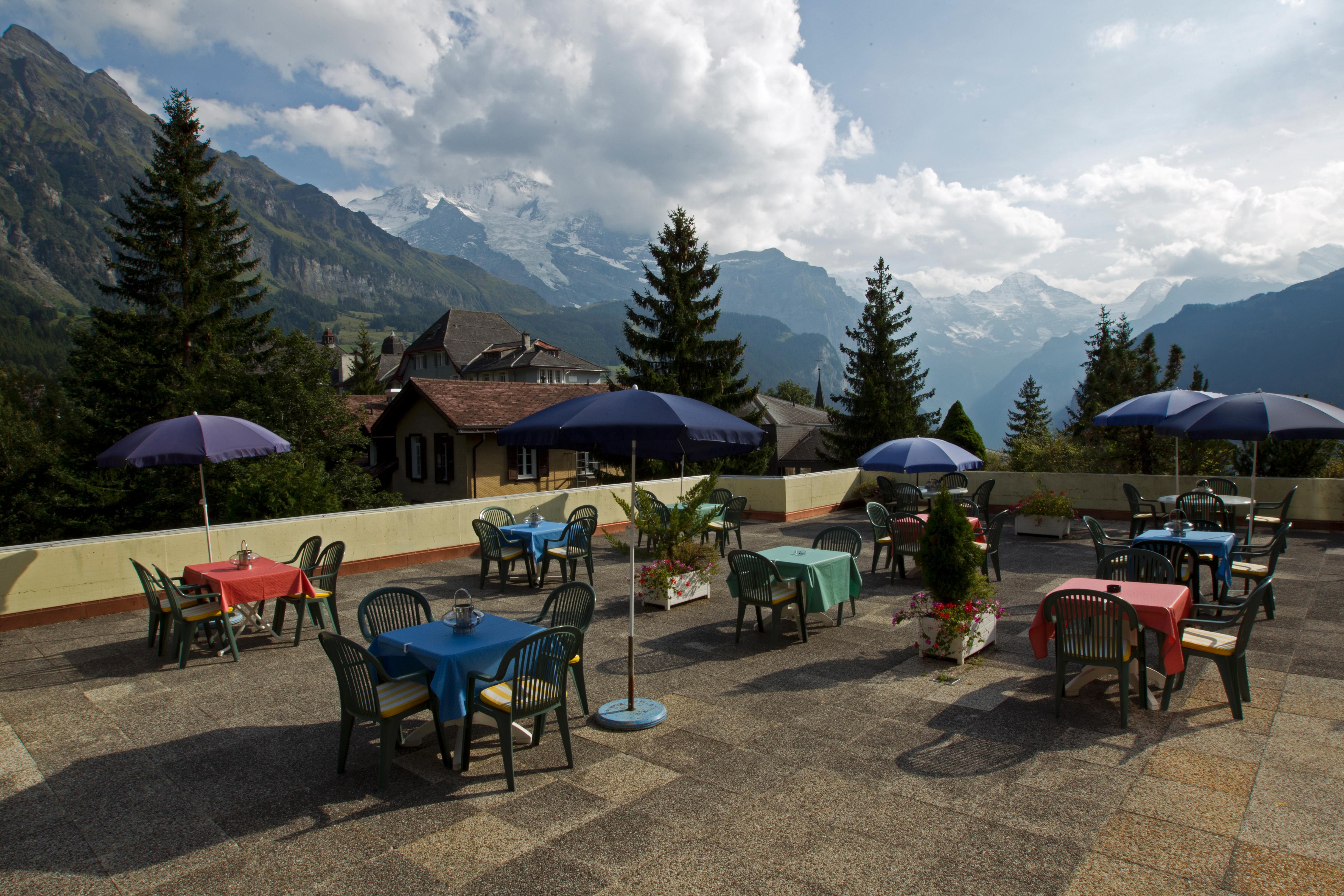 Hotel Belvédère Wengen Exterior foto