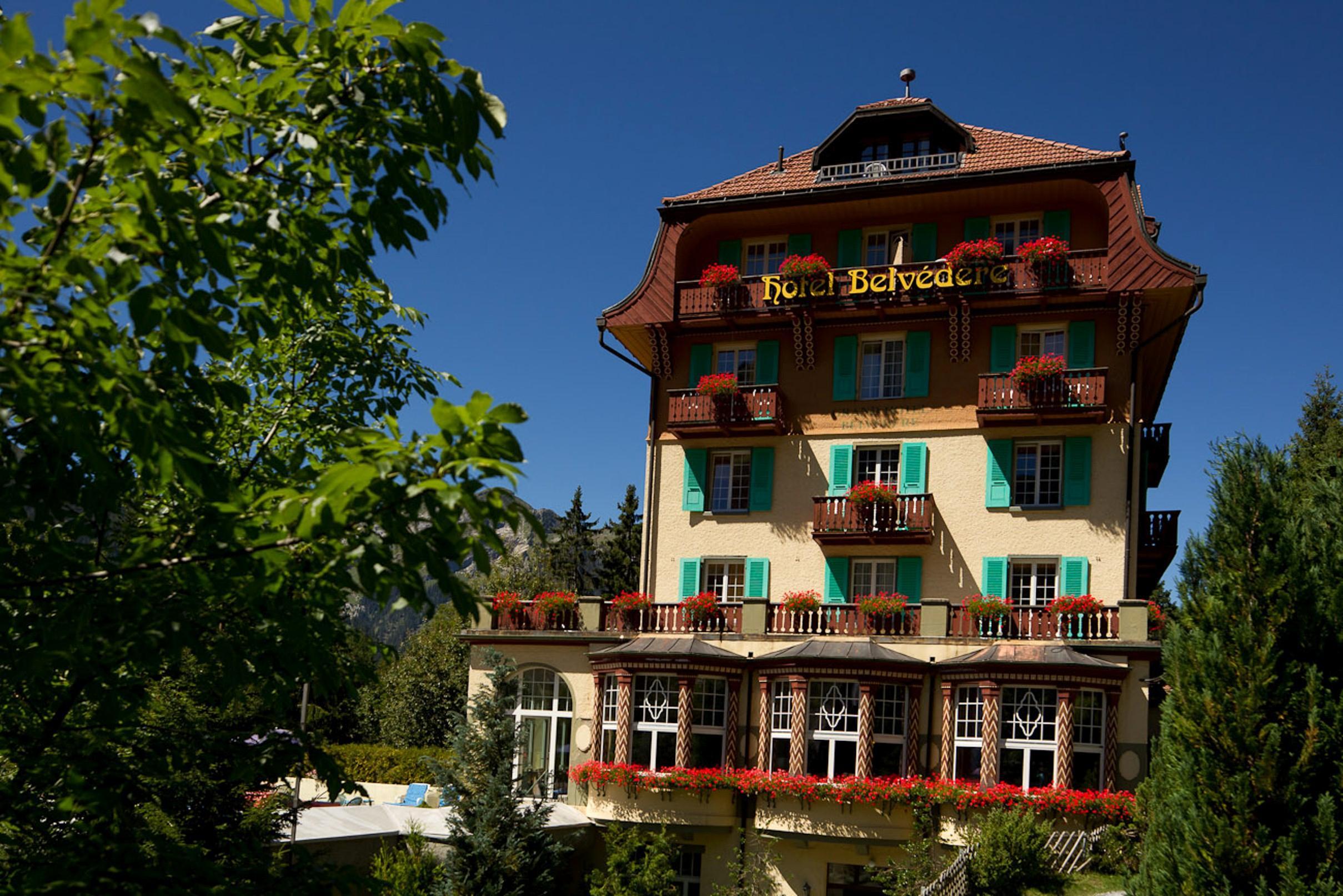 Hotel Belvédère Wengen Exterior foto
