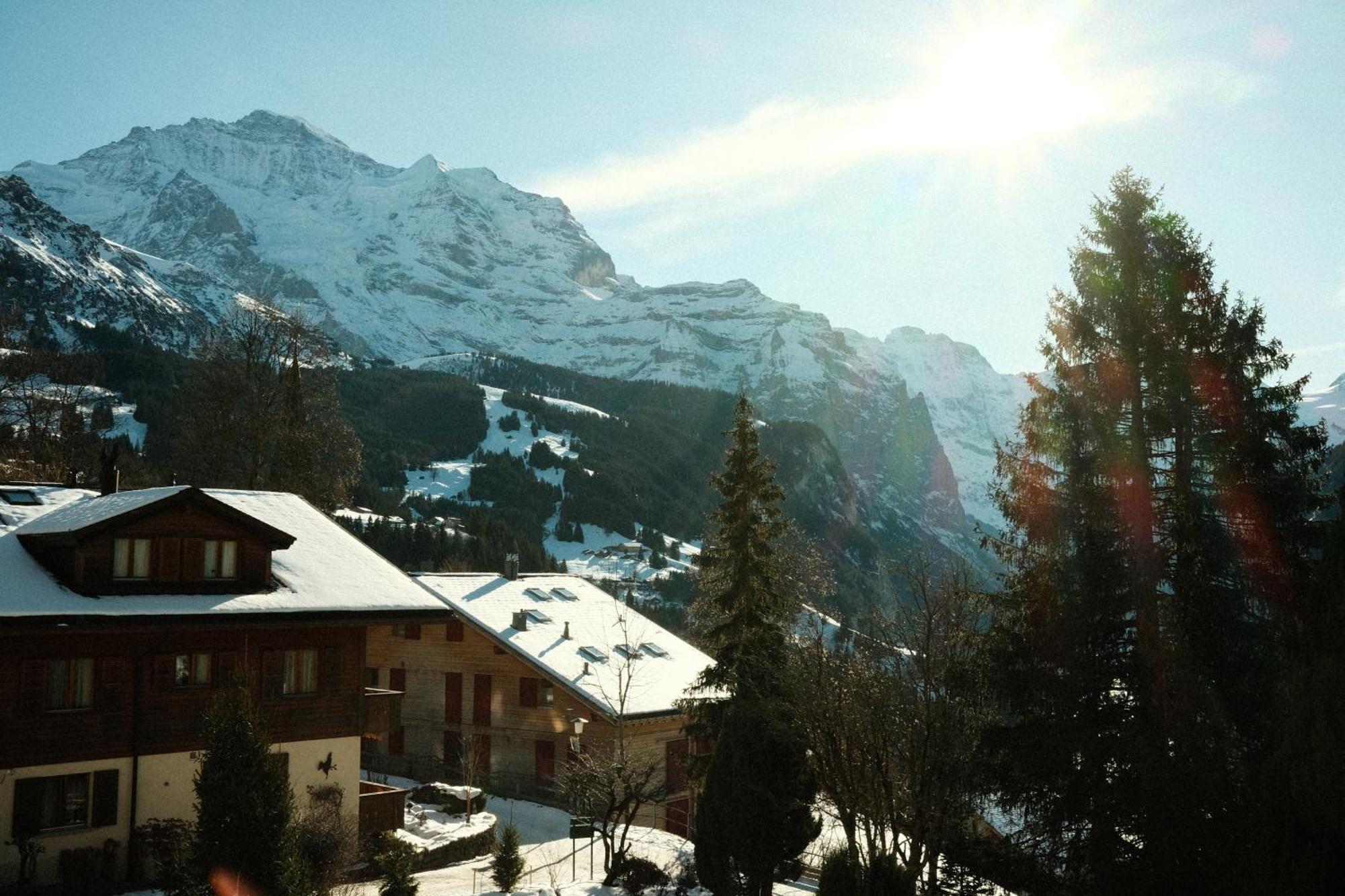 Hotel Belvédère Wengen Exterior foto
