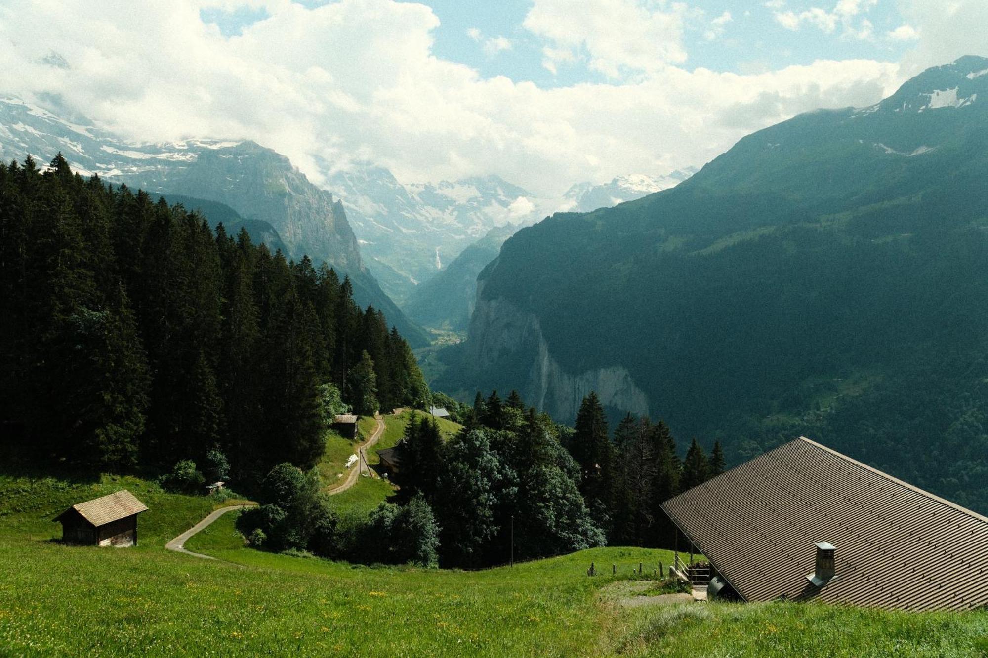 Hotel Belvédère Wengen Exterior foto