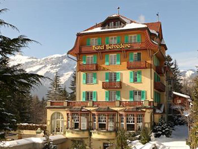Hotel Belvédère Wengen Exterior foto